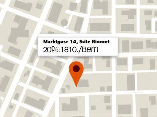 Standort von Alpenbrot Lebensmittelhandel auf einer Karte von Bern