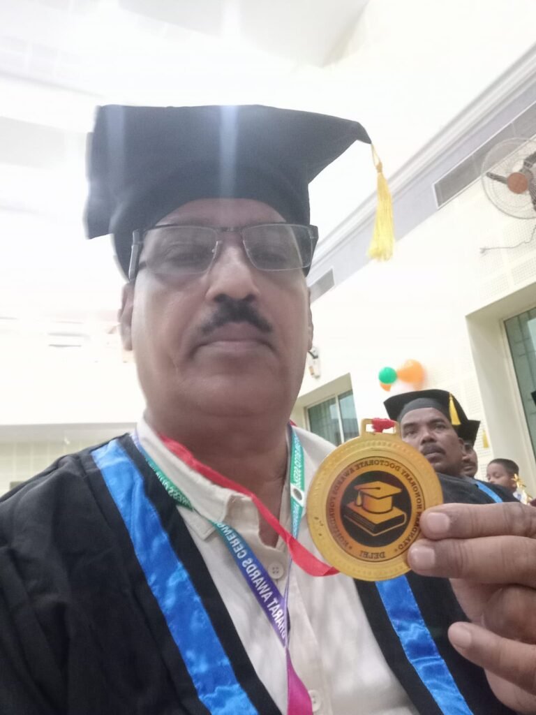 Dr Kishore Chandra Swain Honoured with Honorary Doctorate