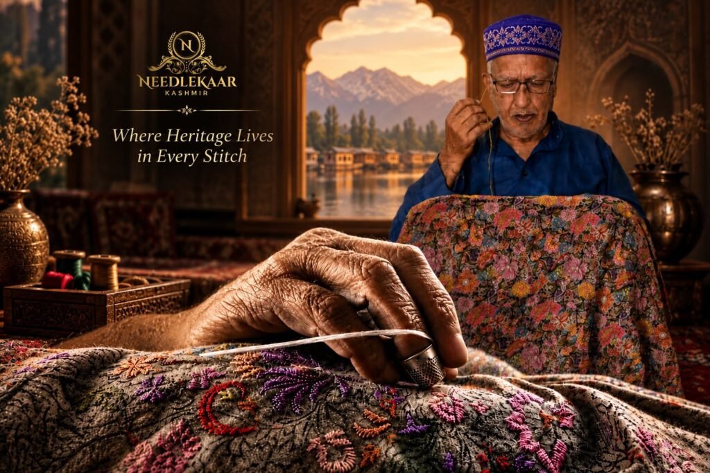 Needlekaar Kashmir and Generations of Artisans Are Keeping Kani Sozni Alive
