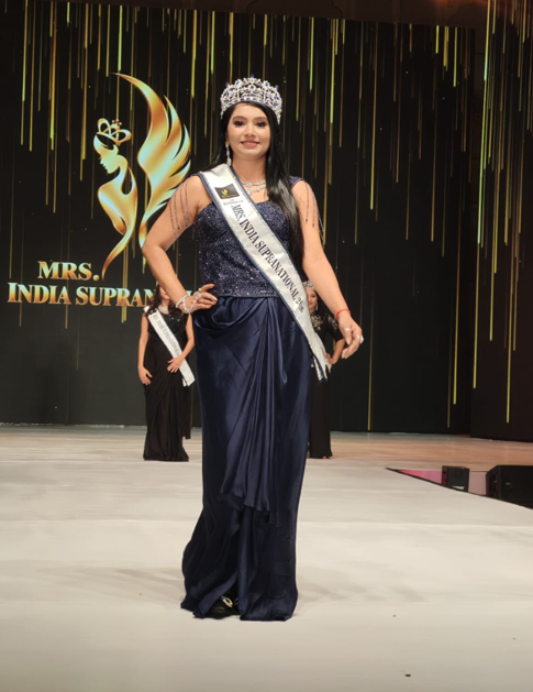 Nainika Chatterjee Secures 1st Runner-Up Title at Mrs. India Supranational 2026