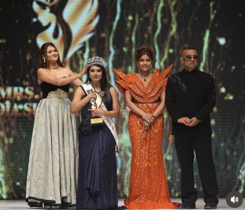 Nainika Chatterjee Secures 1st Runner-Up Title at Mrs. India Supranational 2026